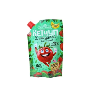 Ketchup dla dzieci z puree bananowym "Pripravka" doypack 200g - Ketchup - miniaturka - grafika 1