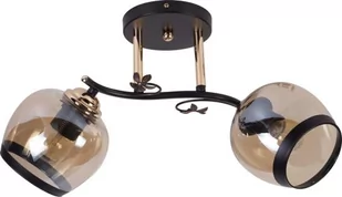 Orano lampa sufitowa 2-punktowa czarna/złota LPX0209/2 - Lampy sufitowe - miniaturka - grafika 1