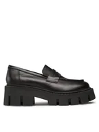 Półbuty damskie - Badura Loafersy MELITO-E23-25713PE Czarny - miniaturka - grafika 1