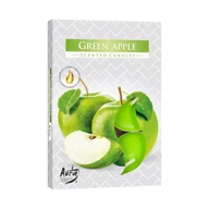 Świece - Podgrzewacz zapachowy zielone jabłko 6 sztuk Bispol - miniaturka - grafika 1