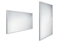 Lustra - Nimco Lustra - Lustro z oświetleniem LED, 120x70 cm, kwadratowe, aluminiowe ZP 13006 - miniaturka - grafika 1