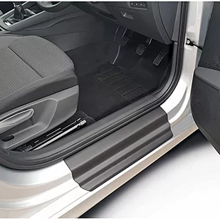 RGM DSP260 Ochraniacze progu odpowiednie do Skoda Octavia IV Sedan/Kombi 2020-zestaw 2 sztuk, czarne - Nakładki progowe - miniaturka - grafika 1