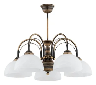 Opal żyrandol 5xE27 patyna O3395 W5 PAT - Lampy sufitowe - miniaturka - grafika 1