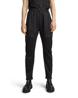 Spodnie damskie - G-STAR RAW Cargo 3D Boyfriend Track spodnie damskie spodnie dresowe, Czarny (Caviar D22364-c813-d301), XL - grafika 1