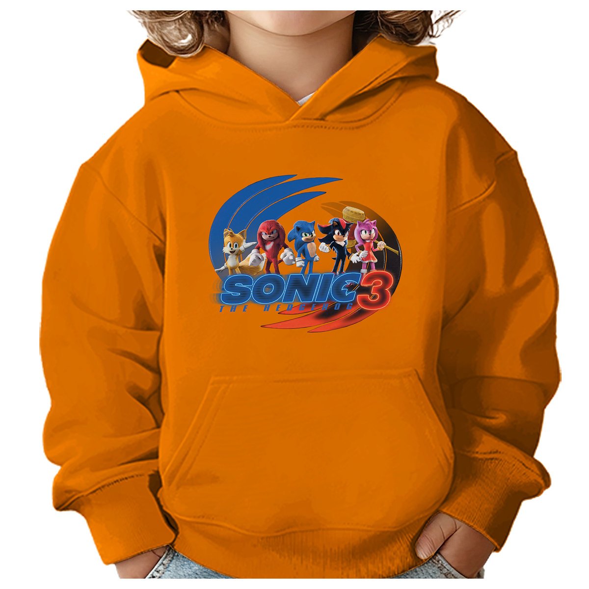 BLUZA DZIECIĘCA SONIC 3 122-128 CHŁOPIĘCA DZIEWCZĘCA PREZENT