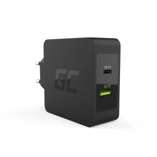 Green Cell Ładowarka USB-C 30W Power Delivery z portem USB QC3.0 i przewodem USB-C GreenCell) CHAR08 - Ładowarki do telefonów - miniaturka - grafika 7
