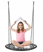 Place zabaw - Huśtawka Bocianie Gniazdo Ogrodowa Wisząca Bujana - miniaturka - grafika 1