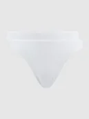 Majtki damskie - Stringi z dodatkiem streczu w zestawie 2 szt. - miniaturka - grafika 1