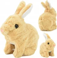 Zabawki interaktywne dla dzieci - Skleplolki ZABAWKI INTERAKTYWNE ZAJĄC KRÓLIK MASKOTKA BEŻOWY - miniaturka - grafika 1