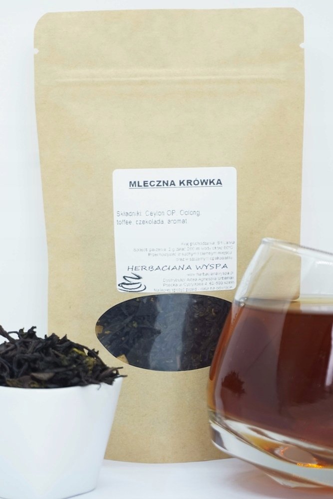 Mleczna Krówka herbata czarna Ceylon 500 g Oolong toffee czekolada