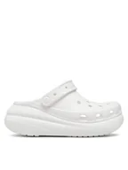 Klapki i japonki damskie - Crocs Klapki Classic Crush Clog 207521 Biały - miniaturka - grafika 1