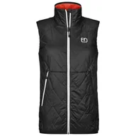 Kurtki i kamizelki sportowe damskie - Kamizelka damska Ortovox Swisswool Piz Vial Vest W Rozmiar: L / Kolor: czarny - miniaturka - grafika 1