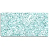 Podkładki na biurko - Podkładka mata ochrona biurka Fale vintage 120x60cm, Dywanomat - miniaturka - grafika 1