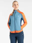 Kurtki damskie - Dare 2b Kurtka polarowa "Traversing Core" w kolorze niebiesko-pomarańczowym - miniaturka - grafika 1