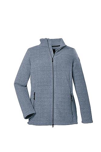 STOY Damski kardigan - duże rozmiary STW 2 WMN KNT JCKT, pale blue, 46, 39783-000