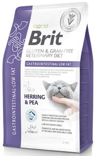 BRIT Grain Free Veterinary Diets Cat Gastrointestinal-Low Fat 0,4 kg - Sucha karma dla kotów - miniaturka - grafika 1