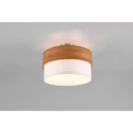Lampy sufitowe - Seasons plafon Boho biało brązowy drewno 611500201 Trio - miniaturka - grafika 1