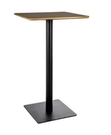 Stoły - Stół Barowy Bt-006 60X60 Czarny / Dąb Artisan - miniaturka - grafika 1