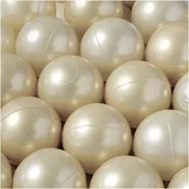 Suche baseny - Piłki Kulki do Suchego Basenu Perłowe Złote dla Dzieci MISIOO 6 cm 500 szt - miniaturka - grafika 1
