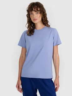 4F T-shirt regular gładki damski - granatowy XS - Koszulki i topy damskie 4F T-shirt regular gładki damski - granatowy XS - Koszulki i topy damskie - miniaturka - grafika 1