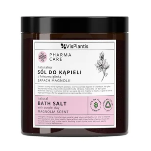 Naturalna sól do kąpieli z fioletową glinką Pharma Care Magnolia 800g - Kosmetyki do kąpieli - miniaturka - grafika 1