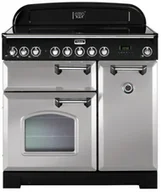 Kuchenki elektryczne - Kuchnia z płytą ceramiczną FALCON Classic Deluxe 90 Królewska perła chrom - miniaturka - grafika 1