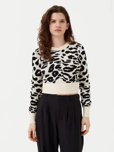 ONLY Sweter Lima 15339828 Beżowy Cropped Fit - Swetry damskie - miniaturka - grafika 1