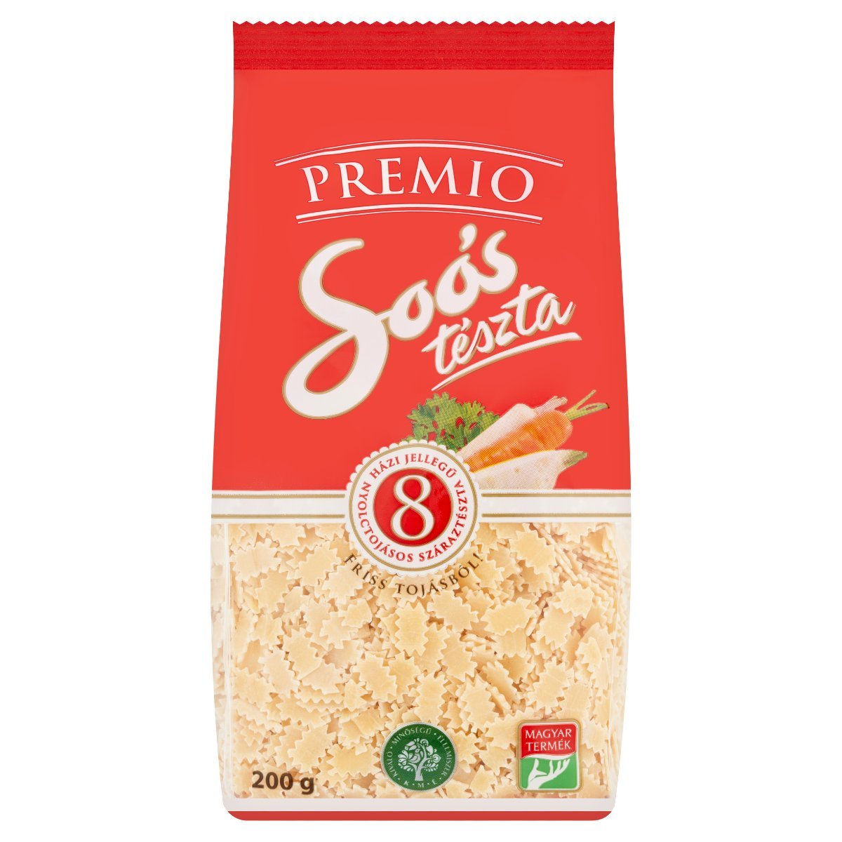 Soós Tészta – 8-jajeczny makaron listki (eperlevél) 200 g