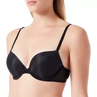Biustonosze - Calvin Klein Push Up Plunge Biustonosz o kroju plunge Kobiety, Czarny, 65C - miniaturka - grafika 1
