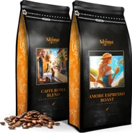 Kawa - Zestaw Kawa ziarnista 1kgX2 AMORE ESPRESSO ROAST/CAFFE ROMA BLEND Świeżo Palona do ekspresu + GRATIS - miniaturka - grafika 1