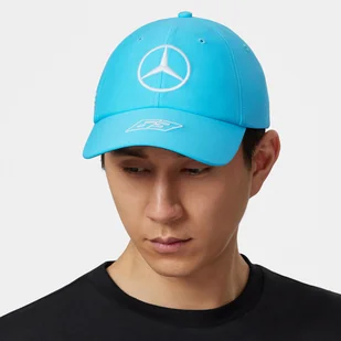 Czapka męska baseballowa niebieska George Russell Mercedes AMG F1 2023 - Baseball, krykiet, palant - miniaturka - grafika 5