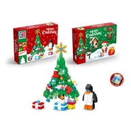 Klocki - Świąteczny Zestaw Klocków – Choinka z Pingwinem - 221 el. - miniaturka - grafika 1