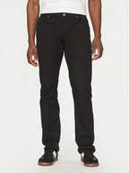 Spodnie męskie - Guess Spodnie materiałowe M5RAS2 WGXW1 Czarny Slim Fit - miniaturka - grafika 1