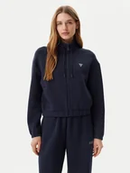 Bluzy damskie - Guess Bluza V4BQ14 K7UW2 Granatowy Regular Fit - miniaturka - grafika 1