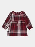 Sukienki i spódniczki dla dziewczynek - Tommy Hilfiger Sukienka codzienna KN0KN01717 Czerwony Regular Fit - miniaturka - grafika 1