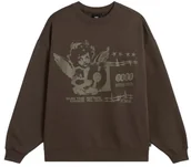 Bluzy damskie - Bluza Damska VANS Earthbound OS Crew Coal Brown VN000Q35EMP1 M - miniaturka - grafika 1