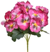 Sztuczne kwiaty - Sztuczne Kwiaty Bratki Bukiet Bratków Gęsty Duży - miniaturka - grafika 1