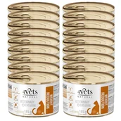 Mokra karma dla kotów - 4Vets Cat Weight Reduction 18x185g - miniaturka - grafika 1
