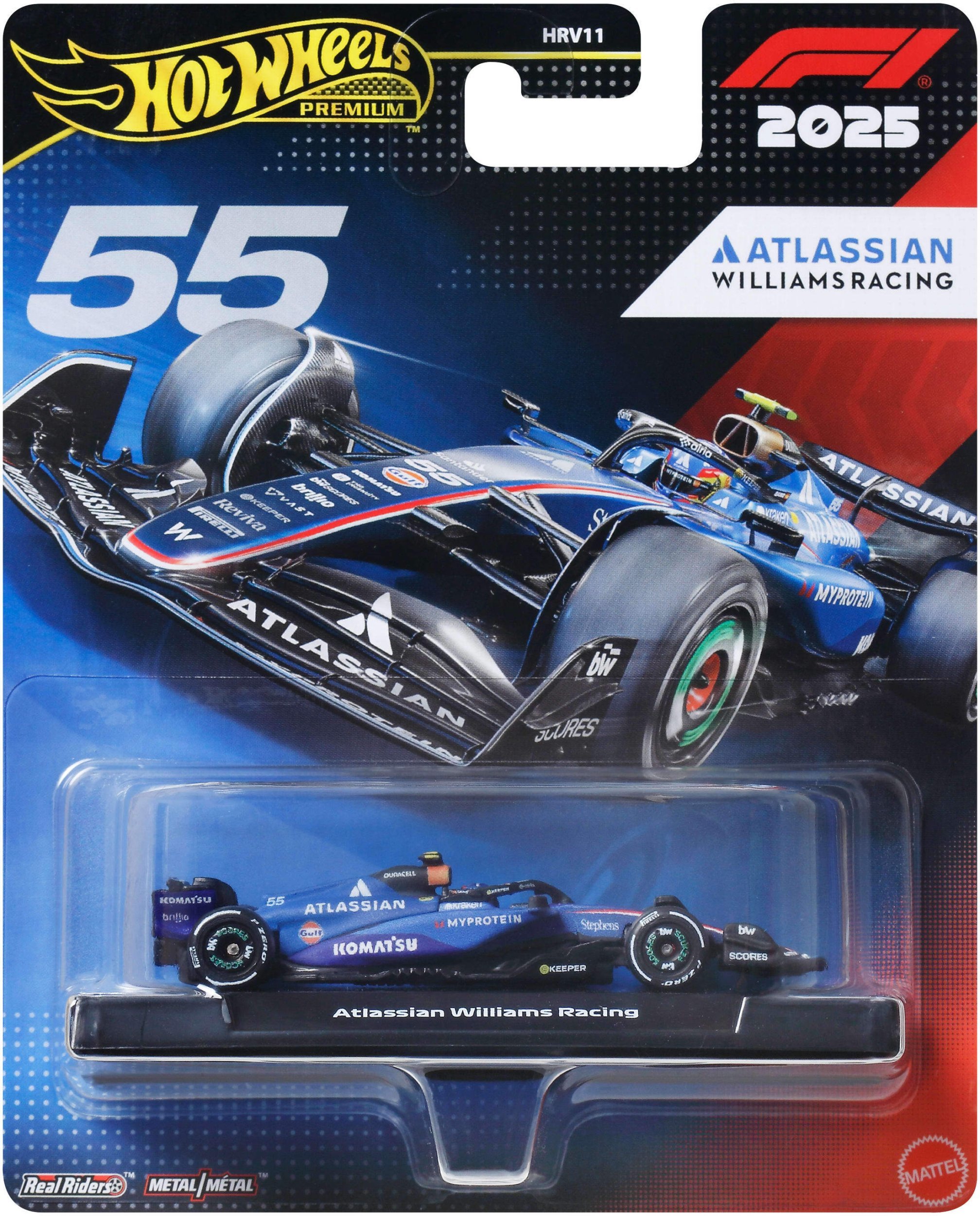 Mattel Hot Wheels Premium F1 Williams Carlos Sainz bolidy 55 JKD85