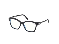 Okulary korekcyjne, oprawki, szkła - Dioptrie szkieł Tom Ford FT5965-B/V 001 - miniaturka - grafika 1