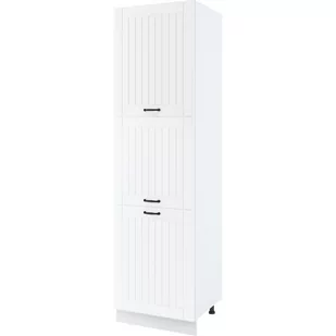 Szafka Dolna Wysoka Słupek Spd 6 Lora Layman Biały Mat, Oliwka, L1 Złoty Lora, h 15cm - Szafki kuchenne - miniaturka - grafika 1