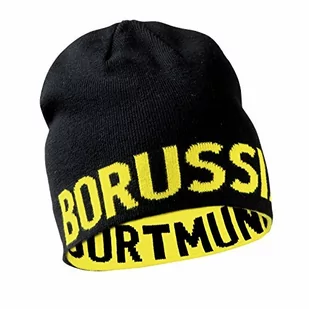 Borussia Dortmund, Czapka dwustronna Borussia Dortmund, czarno-żółta - Czapki damskie - miniaturka - grafika 1