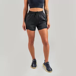 STRIX Womens Essential Shorts Black L - Spodnie sportowe damskie - miniaturka - grafika 1