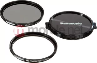 Panasonic VW-LF46NE-K zestaw filtrów: szary i MC-filtr ochronny, 46 MM 5025232562404 - Filtry fotograficzne - miniaturka - grafika 1