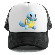 Czapki i chusty sportowe męskie - Czapka Czarna Daszek Na Lato Bajkowe Squirtle Wz - miniaturka - grafika 1