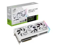 Karty graficzne - ASUS GeForce RTX 4080 ROG Strix WHITE OC 16GB GDDR6 - miniaturka - grafika 1