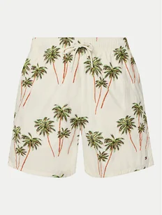 Tommy Hilfiger Szorty kąpielowe UM0UM03491 Beżowy Regular Fit - Kąpielówki męskie - miniaturka - grafika 1