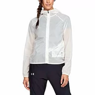 Kurtki damskie - Under Armour Damska kurtka UA Qualifier Storm Packable biały biały M 1326558-112 - miniaturka - grafika 1