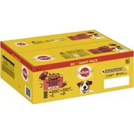 Mokra karma dla psów - Pedigree Wielopak Mieszanka w galaretce 80 x 100 g - miniaturka - grafika 1