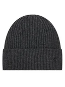 Czapki damskie - Calvin Klein Czapka Ck Metal Wool Beanie LV04D8032G Szary - miniaturka - grafika 1